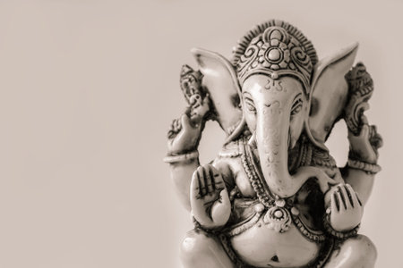 Lord Ganesha antique sculpture for celebrating Ganesh festival
