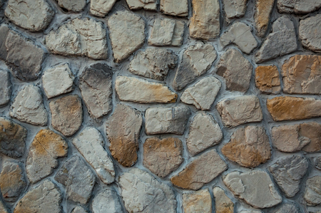 Texture of a stone wallの写真素材