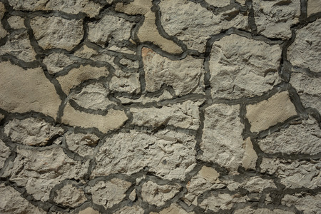 Stone wall textureの写真素材