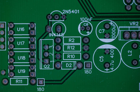 Macro photo of the chip