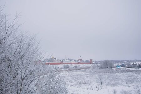 Panorama of Suzdal in the winter afternoon.の写真素材