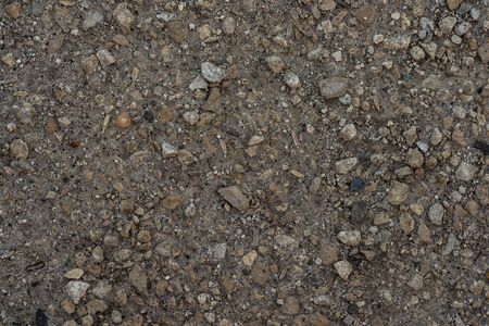 Gravel texture on the groundの写真素材