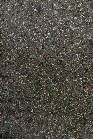 texture of small stones in concreteの写真素材
