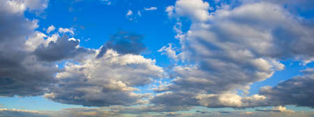 Clouds at sunsetの写真素材