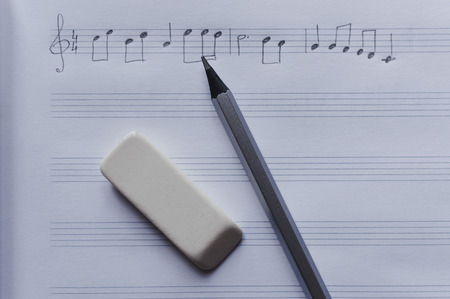 music education note copy space processの写真素材