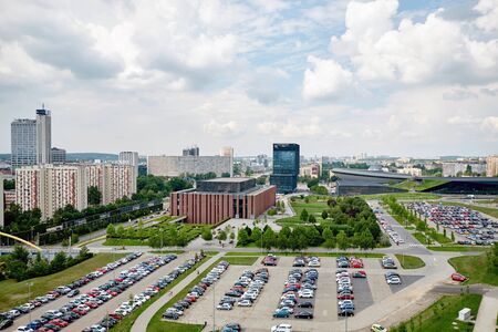 Katowice, Poland, city, travel, cityscapeのeditorial素材