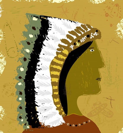 Image of Indianのイラスト素材