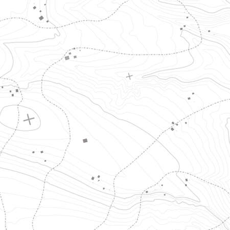 Topographic map background concept with space for your copy. Topography lines art contour , mountain hiking trail , Shape design. Computer generated .のイラスト素材