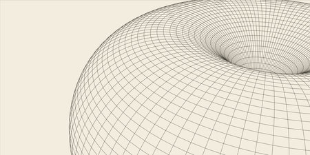 Abstract 3d Illuminated distorted Mesh Sphere . Neon Sign . Futuristic Technology HUD Element ....