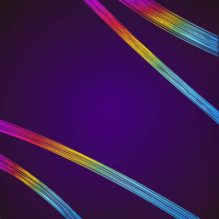 Abstract background with 3D pink and blue lines.のイラスト素材