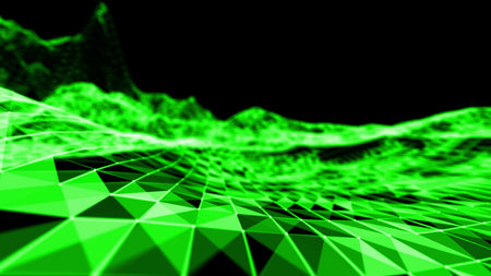 fire green abstact background . Underwater concept background