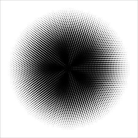 Vector retro style dotwork background. Abstract dotted stippling engraving textureのイラスト素材