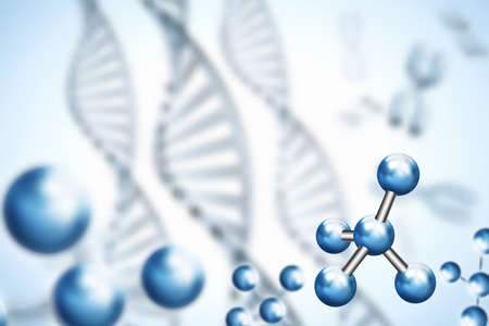 Abstract background . DNA molecule with Xの写真素材