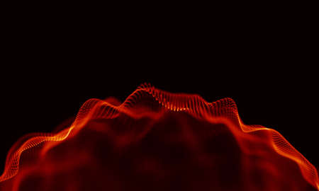 Abstract Red Geometrical Backgroundの写真素材