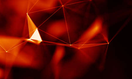 Abstract Red Geometrical Backgroundの写真素材