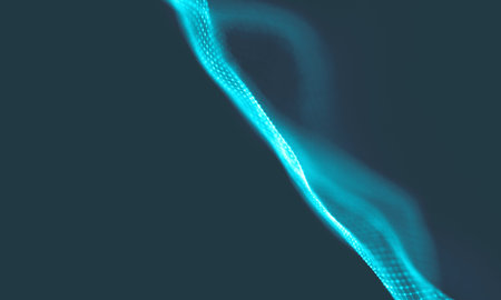 Abstract Blue Geometrical Background