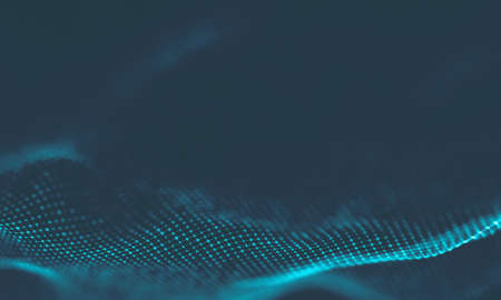 Abstract Blue Geometrical Backgroundの写真素材