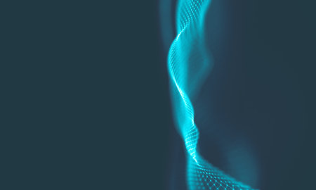 Abstract Blue Geometrical Backgroundの写真素材