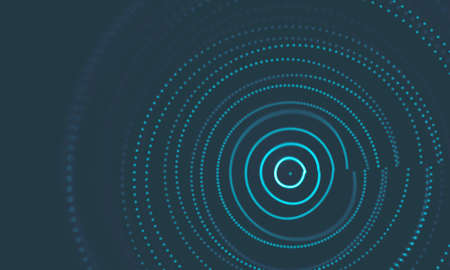 Abstract Blue Geometrical Backgroundの写真素材