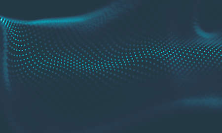 Abstract Blue Geometrical Backgroundの写真素材