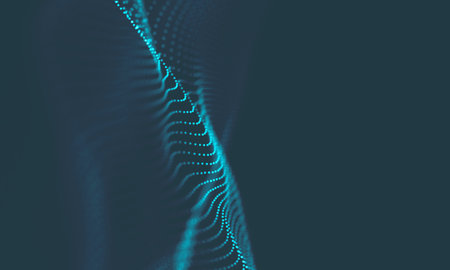 Abstract Blue Geometrical Background