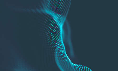 Abstract Blue Geometrical Backgroundの写真素材