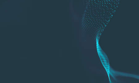 Abstract Blue Geometrical Backgroundの写真素材