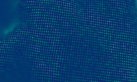 Abstract Blue Geometrical Background . Connection structure. Science background. Futuristic Technology HUD Element . ?onnecting dots and lines . Big data visualization Business .の写真素材