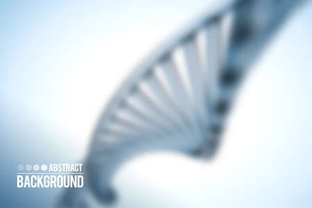 Abstract vector background . DNA molecule with X chromosomesのイラスト素材