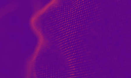Abstract Purple Geometrical Background . Connection structure. Science background. Futuristic Technology HUD Element . onnecting dots and lines . Big data visualization and Business .の写真素材