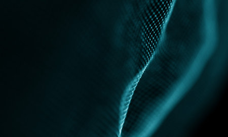 Abstract Blue Geometrical Background