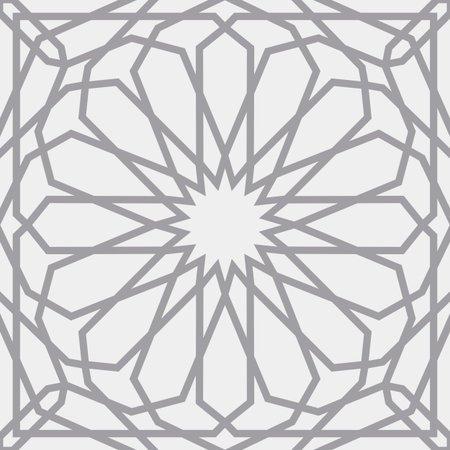 Islamic pattern . Seamless arabic geometric pattern, east ornament, indian ornament, persian motif,...