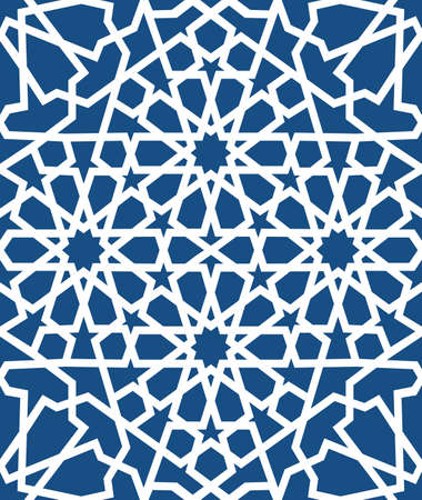 Islamic pattern . Seamless arabic geometric pattern, east ornament, indian ornament, persian motif, 3D. Endless texture can be used for wallpaper, pattern fills, web page background .のイラスト素材