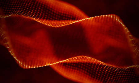 Abstract Red Geometrical Backgroundの写真素材