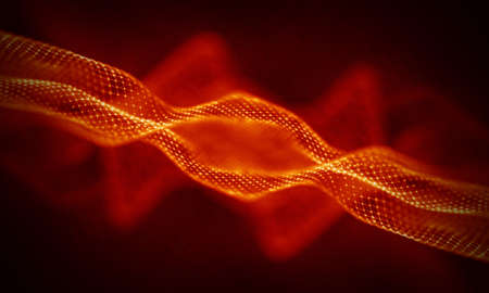 Abstract Red Geometrical Backgroundの写真素材