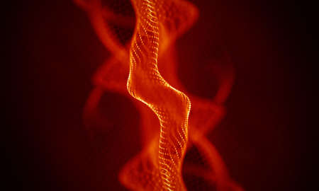 Abstract Red Geometrical Backgroundの写真素材