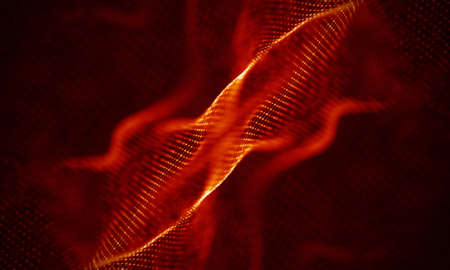 Abstract Red Geometrical Backgroundの写真素材