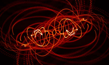 Abstract Red Geometrical Backgroundの写真素材