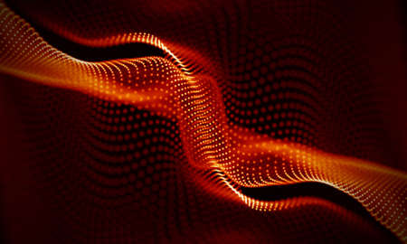 Abstract Red Geometrical Backgroundの写真素材