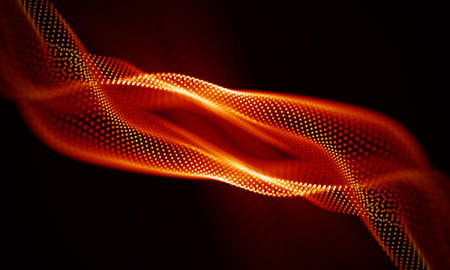 Abstract Red Geometrical Backgroundの写真素材