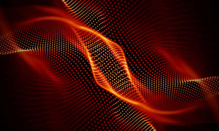 Abstract Red Geometrical Backgroundの写真素材