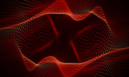 Abstract Red Geometrical Backgroundの写真素材