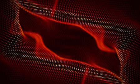 Abstract Red Geometrical Backgroundの写真素材