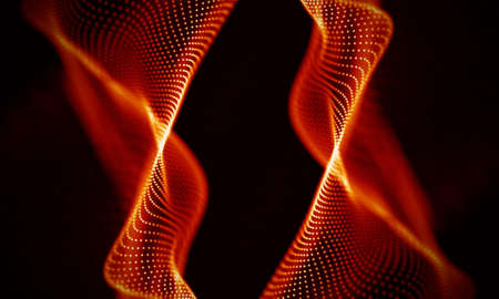 Abstract Red Geometrical Backgroundの写真素材