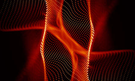 Abstract Red Geometrical Backgroundの写真素材