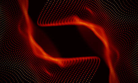 Abstract Red Geometrical Backgroundの写真素材