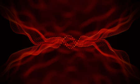 Abstract Red Geometrical Backgroundの写真素材