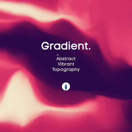 Fluid gradient background design. Futuristic liquid abstract colorful wallpaper. EPS 10のイラスト素材