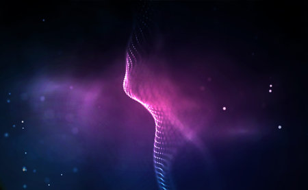 Blockchain technology background. Cryptocurrency fintech block chain network and programming...
