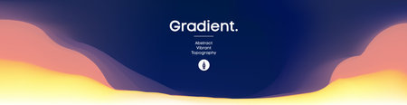 Fluid gradient background design. Futuristic liquid abstract colorful wallpaper. EPS 10